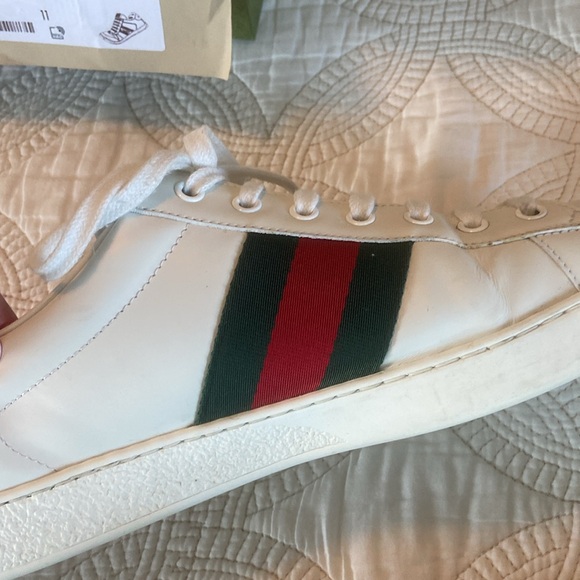 Men size 11 Gucci snake red and green Gucci sneakers - Picture 3 of 10